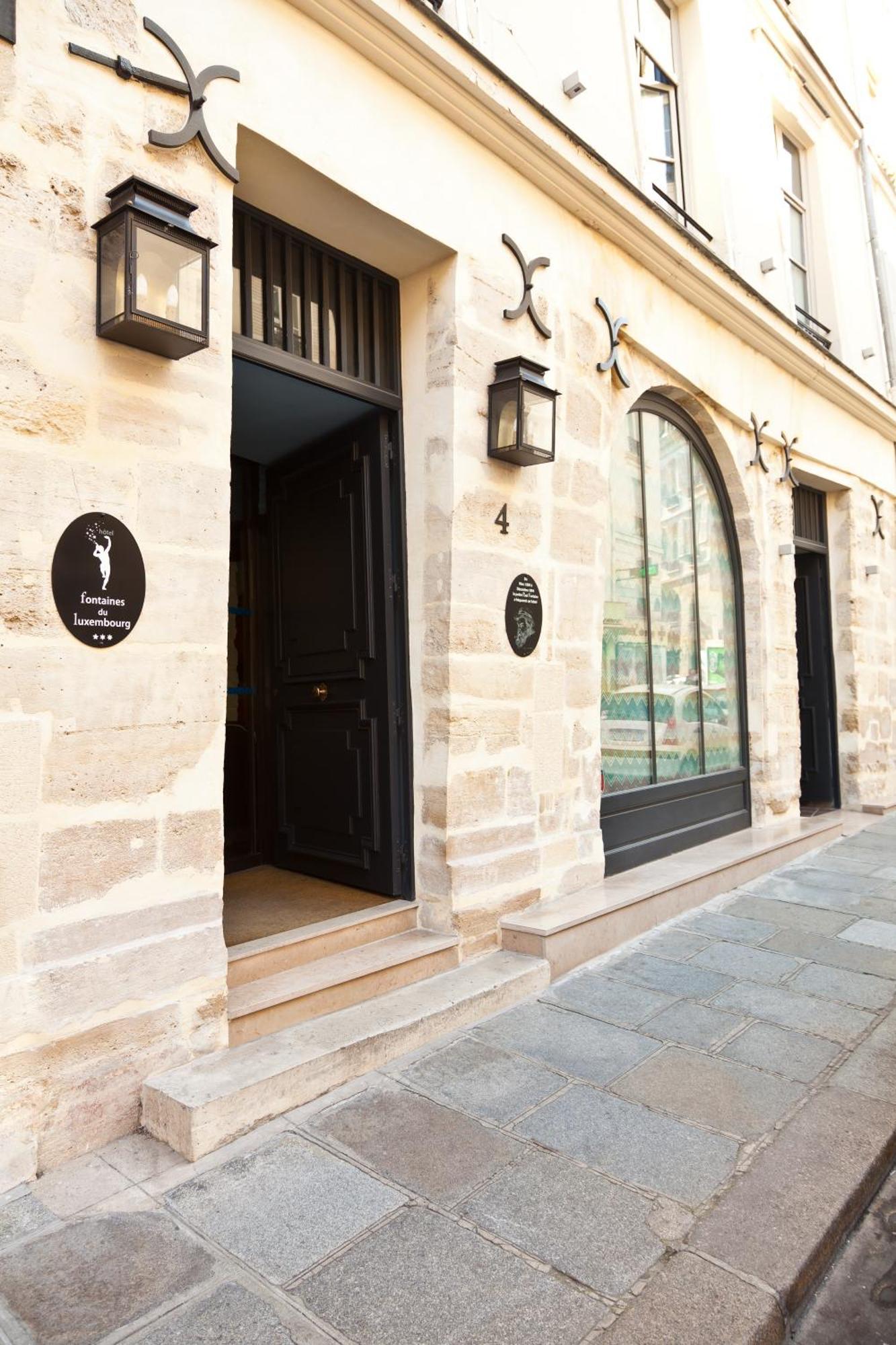 Hotel Fontaines Du Luxembourg Paris Exteriör bild